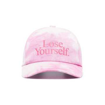 X Peter Saville Pink Lose Yourself Tie-Dye Baseball cap