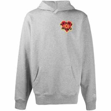 heart patch hoodie