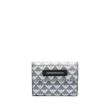 monogram pattern wallet
