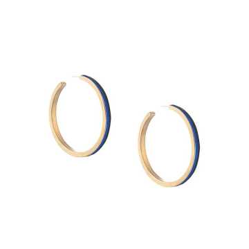 single colour hoop earrings