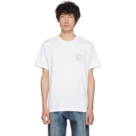 7 Moncler Fragment Hiroshi Fujiwara White 'Backstage Pass' T-Shirt展示图