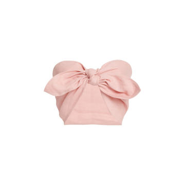 Exclusive Micky Linen Bandeau Top