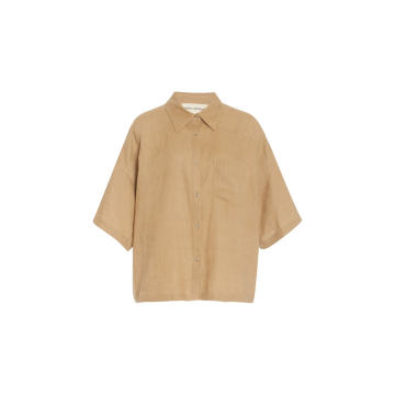 Auberon Woven-Hemp Shirt