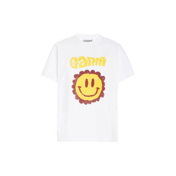 Smiley Flower Organic Cotton T-Shirt