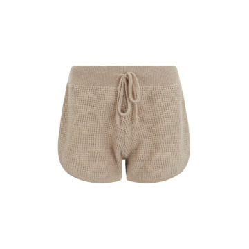 Anzere Textured Cashmere Shorts