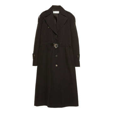 Oversized Belted Virgin Wool Trench