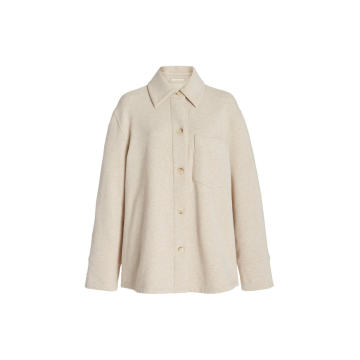 Oversized Cotton-Blend Jacket