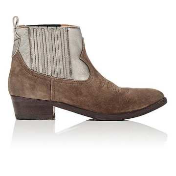 Arlene Suede & Leather Ankle Boots