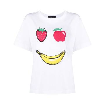 水果脸孔印花T恤