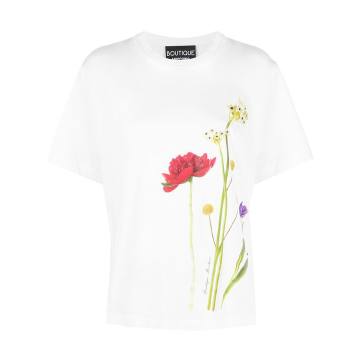 花卉照片印花T恤