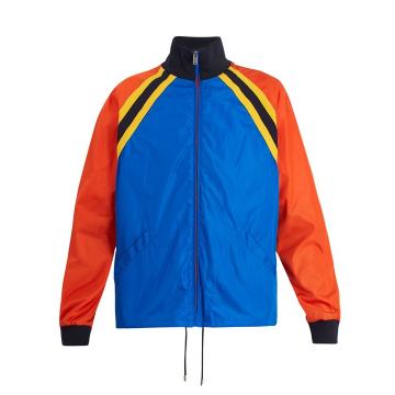 Tiger-appliqué nylon shell jacket