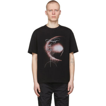 SSENSE 独家发售黑色 My Own Private Planet 系列“Planet of Poets” T 恤