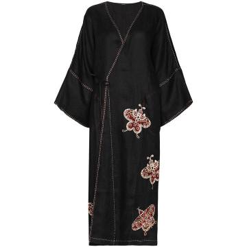 Tokyo embroidered kimono dress
