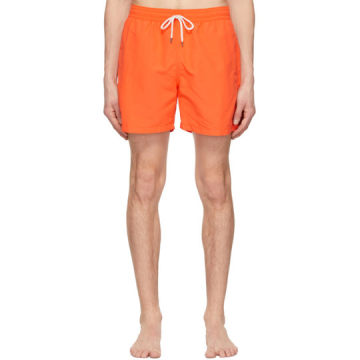 橙色 Solid Traveller 泳裤