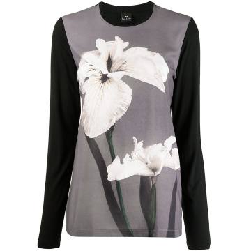 floral-print jumper