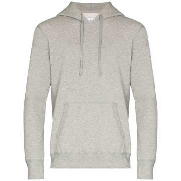 mélange-effect hoodie