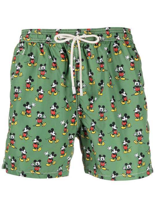 Mickey Mouse-print swimming trunks展示图