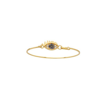 18K Yellow Gold Grandma Eye Bracelet