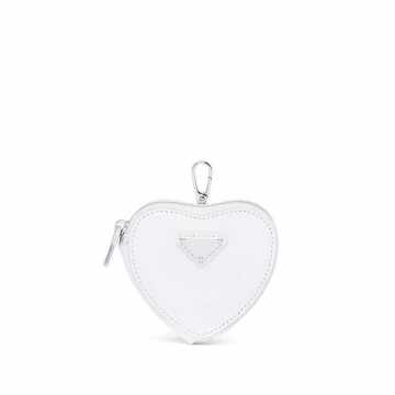 logo-plaque heart pouch