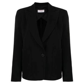 single-breasted tailored blazer