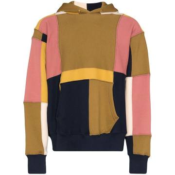 colour-block hoodie