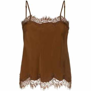 lace-panel camisole