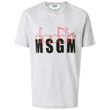 MSGM X Diadora印花T恤