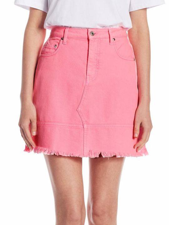 Neon Denim Mini Skirt展示图