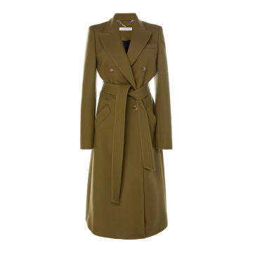 Bailey Wool-Blend Double Breasted Trench Coat