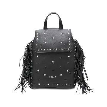 star studded fringed backpack