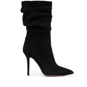 ruched 110mm suede boots