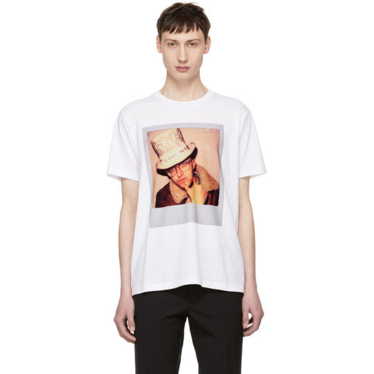 White Keith Haring Edition Polaroid T-Shirt展示图