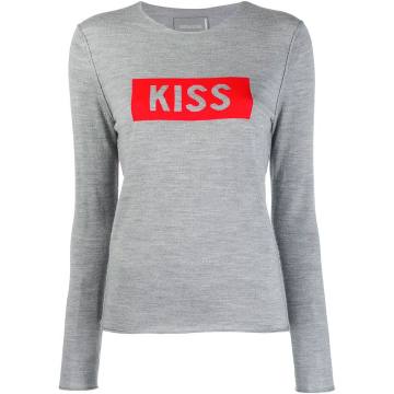 knitted kiss jumper