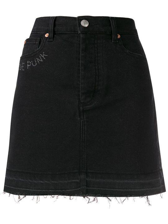 Juicy embroidered denim skirt展示图