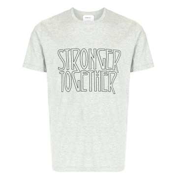 stronger together 印花T恤