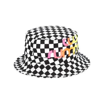 Cool Summer checkered print hat