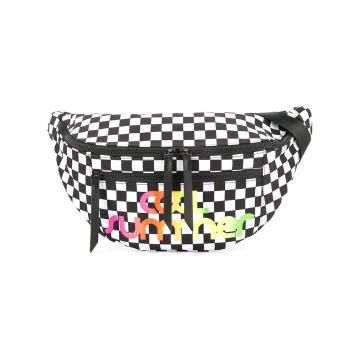 Cool Summer checkered print belt bag
