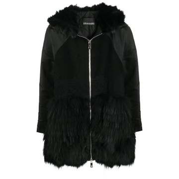 embroidered wool parka