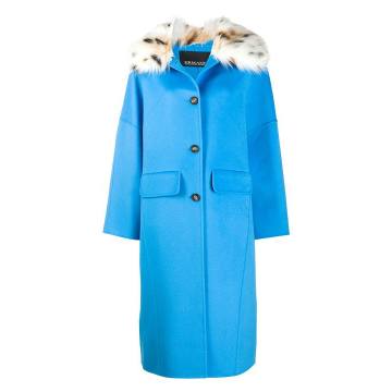 oversized wool midi coat