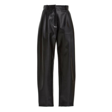 High-Rise Faux Leather Pants