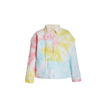Adelade Tie-Dyed Cotton-Twill Jacket