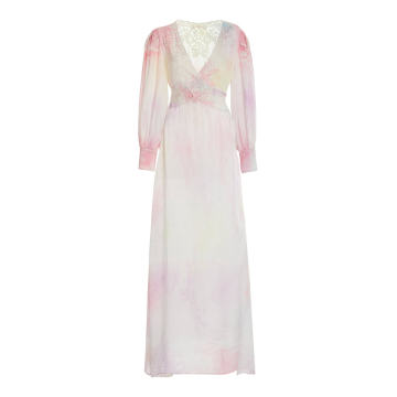 Gwyneth Silk Wrap Gown