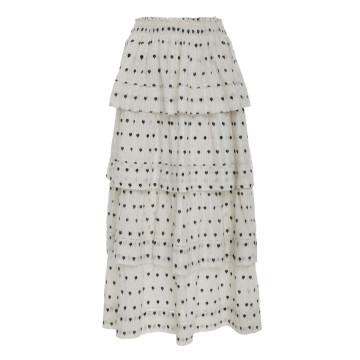 Claire Tiered Midi Skirt