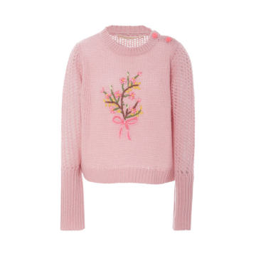 Rosie Floral Embroidered Sweater