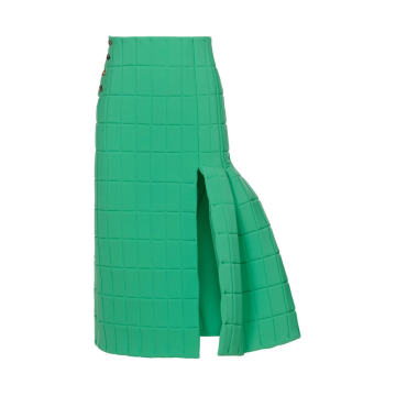 Crepe Textured Midi Skirt
