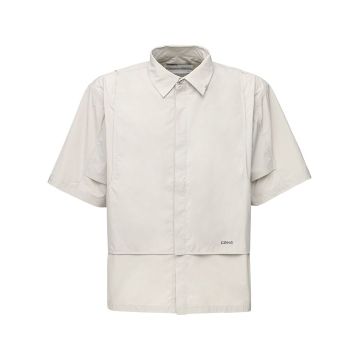 “INTERVEIN”层叠短袖衬衫