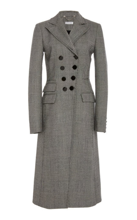Janine Wool-Blend Double Breasted Coat展示图