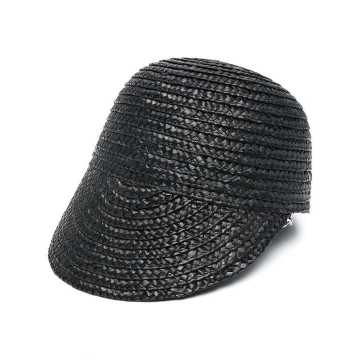 woven straw cap
