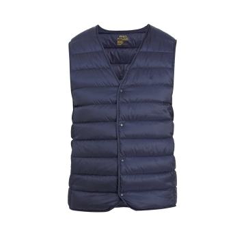 Aerial quilted down-padded gilet