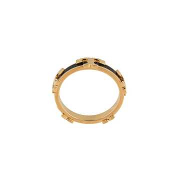 serif-T enamel stackable ring